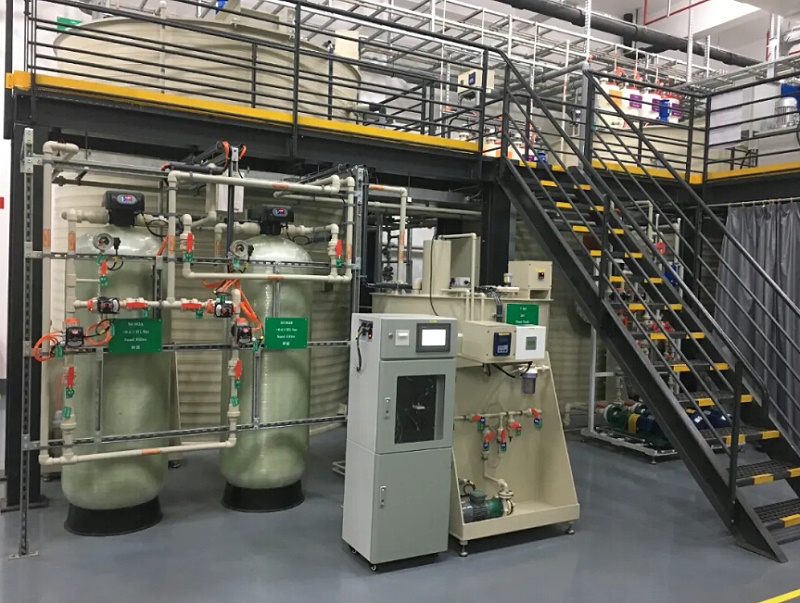 博世汽車(chē)廢水處理工程現(xiàn)場(chǎng)