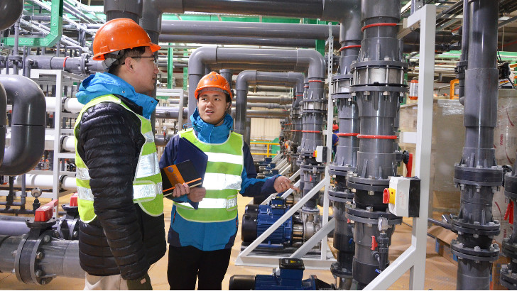 電鍍廢水處理設備中電泳漆循環泵如何安裝