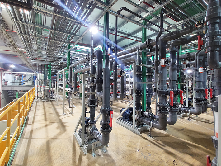 科勒衛(wèi)浴電鍍廢水處理零排放項目現(xiàn)場